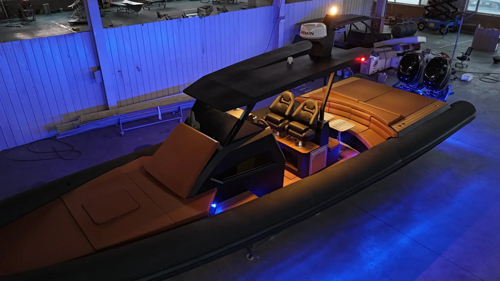 NIVO 1150 — 11.5m flagship aluminium RIB boat with twin 400 HP outboards